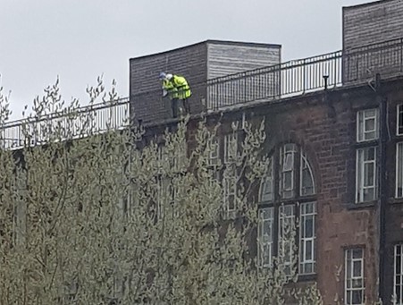 Safety awareness working at height